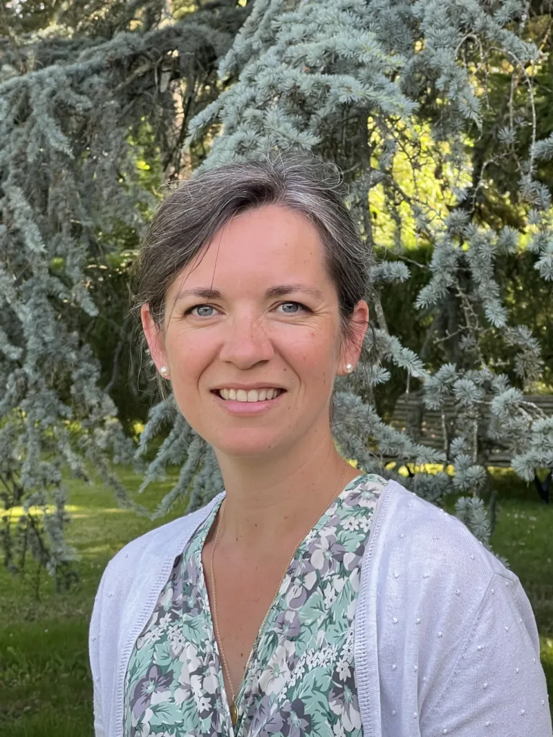 Madame Claire Lefevre Maîtresse des GS-CP-CE1 à l'école privée de Bais