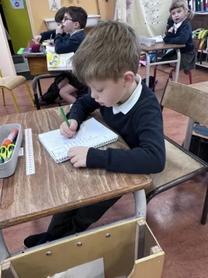 écriture GS école privée de Bais