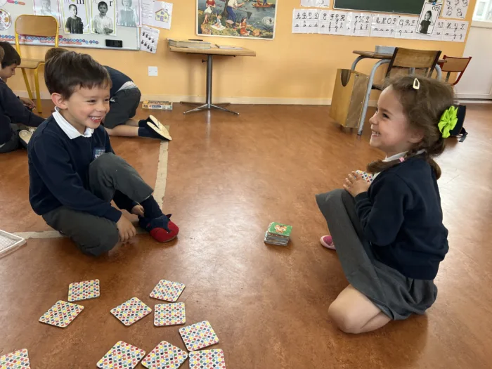 jeux maternelles à l'école privée de Bais
